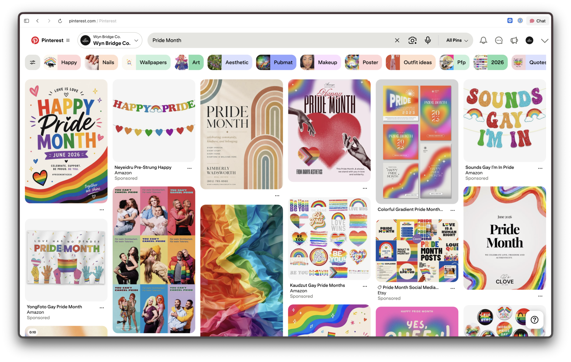 Pride Month on Pinterest